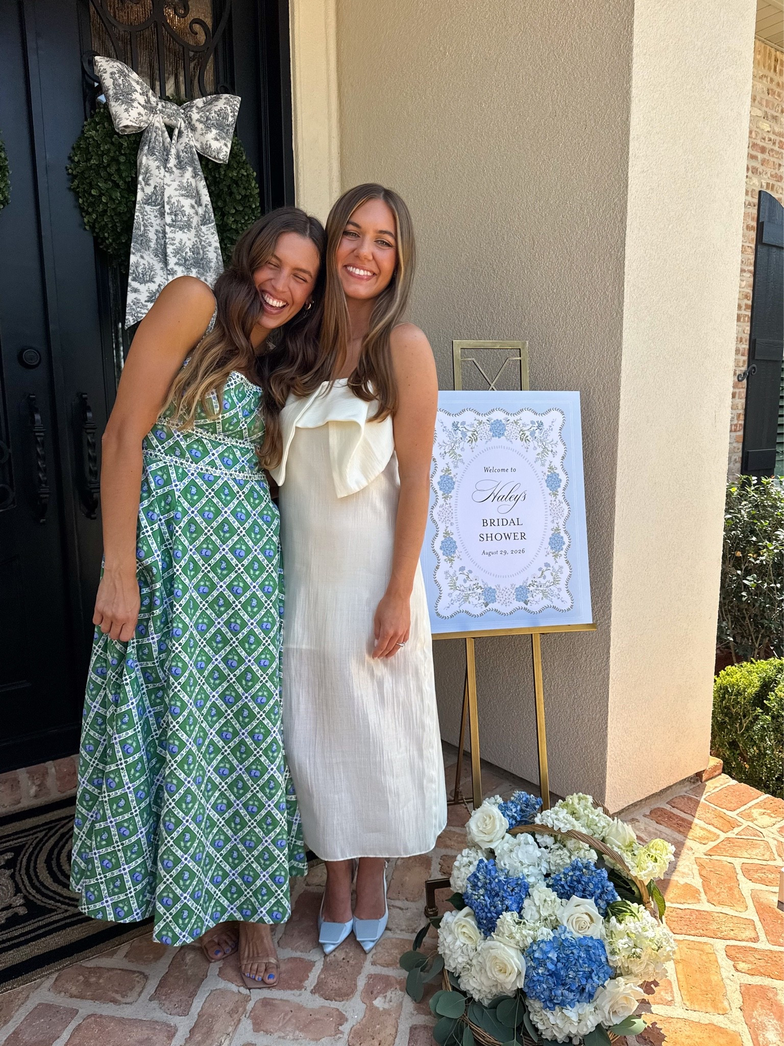 Bridal shower outfits🩵 bride and maid of honor dresses! Love the midi dress length:)

#LTKootd #LTKWedding #LTKdayinmylife