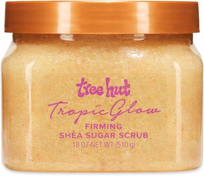 Tree Hut Tropic Glow Shea Sugar Scrub, Exfoliating & Hydrating Body Scrub with Shea Butter, Radia... | Amazon (US)