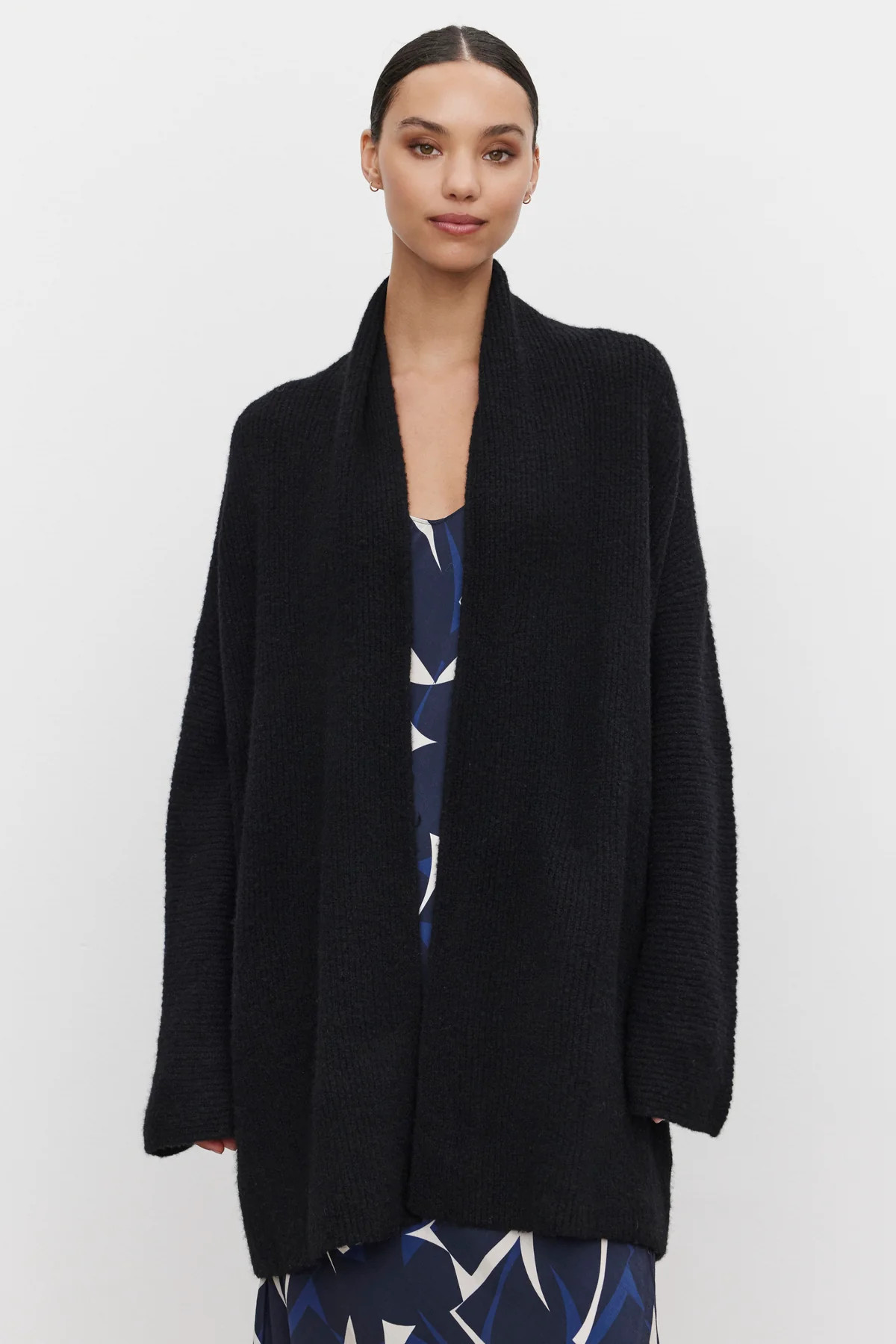 CALLI WOOL BLEND OPEN FRONT CARDIGAN | Velvet by Graham & Spencer