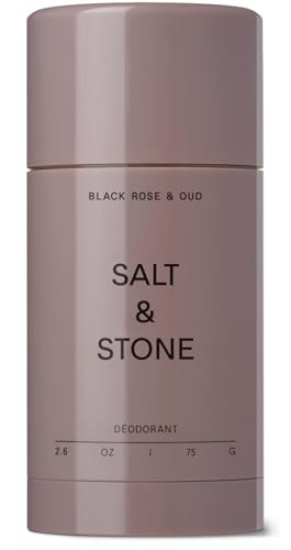 Salt & Stone Aluminum Free Deodorant | Extra Strength 48 Hour Protection for Women & Men | Made with Seaweed Extracts, Niacinamide & Prebiotics | Black Rose & Oud | Amazon (US)