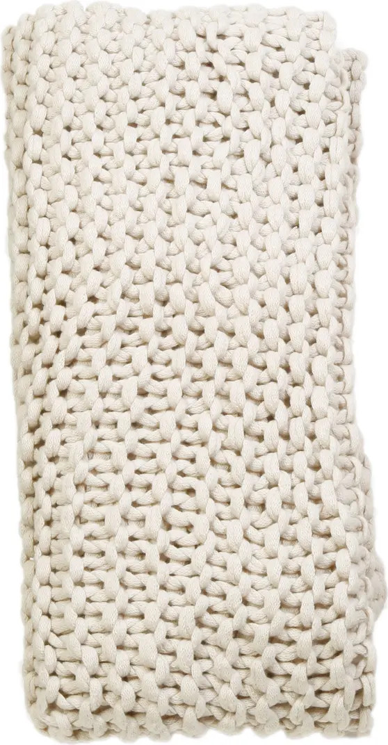 Pom Pom at Home Finn Chunky Knit Throw Blanket | Nordstrom | Nordstrom
