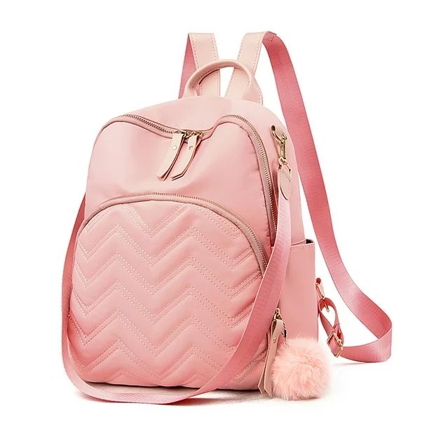 S&E Backpack for Women, Nylon Travel Backpack Purse Black Small School Bag for Girls - Walmart.co... | Walmart (US)