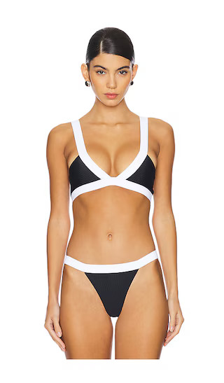 Tularosa Shore Top in Black. - size XXS | Revolve Clothing (Global)