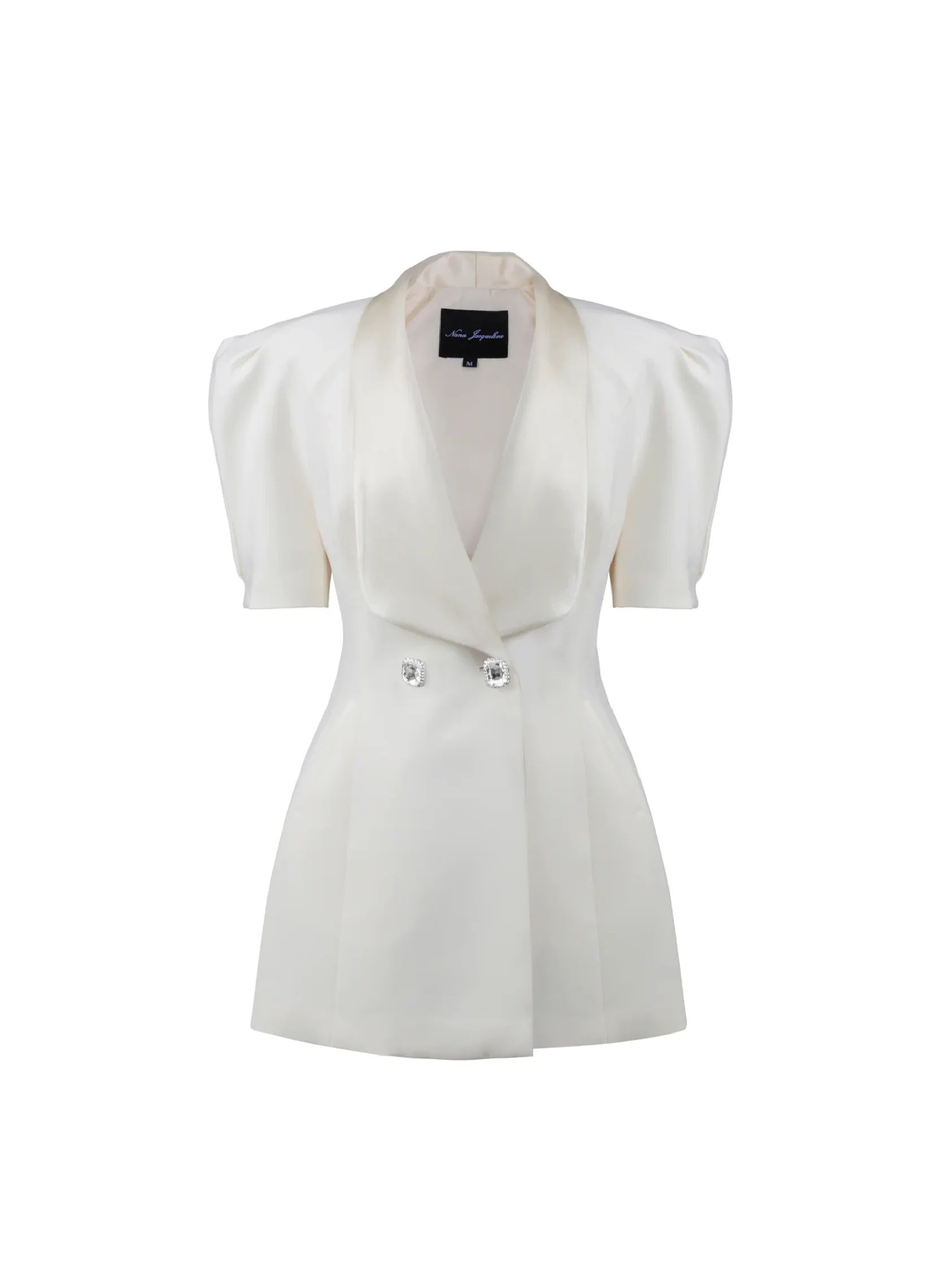 Alia Dress (White) | Nana Jacqueline Designer Wear | Nana Jacqueline