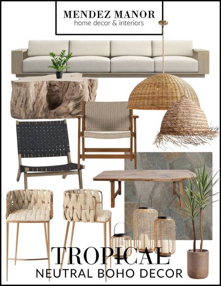 This tropical neutral boho decor collection inspired by our recent visit to 1Hotel in Kauai. 

#neutraldecor #outdoorfurniture #indooroutdoorliving

#LTKHome #LTKTravel #LTKSeasonal
