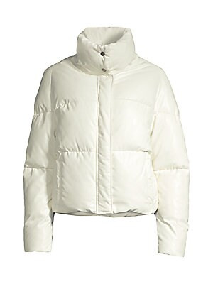 Camila Vegan Leather Puffer Jacket | Saks Fifth Avenue