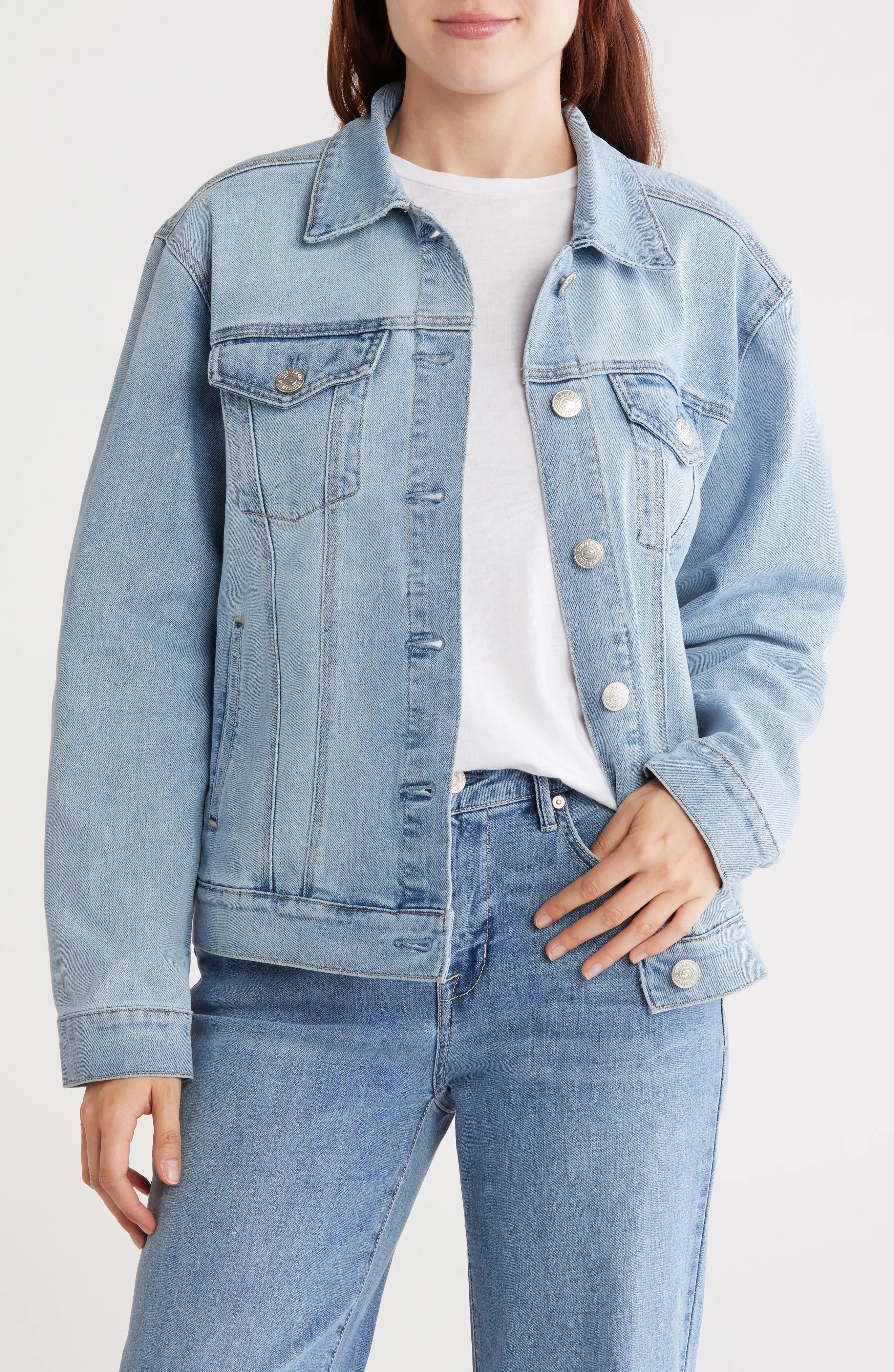 Seven7 Denim Trucker Jacket in Key West at Nordstrom Rack, Size Small | Nordstrom Rack