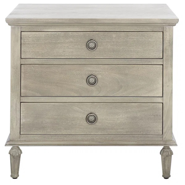 Hubbard 3 - Drawer Nightstand | Wayfair North America