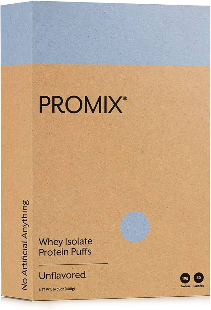 Promix Whey Isolate Protein Puffs, Unflavored - Crunchy & Crispy Treat - Great Tasting & Healthy ... | Amazon (US)