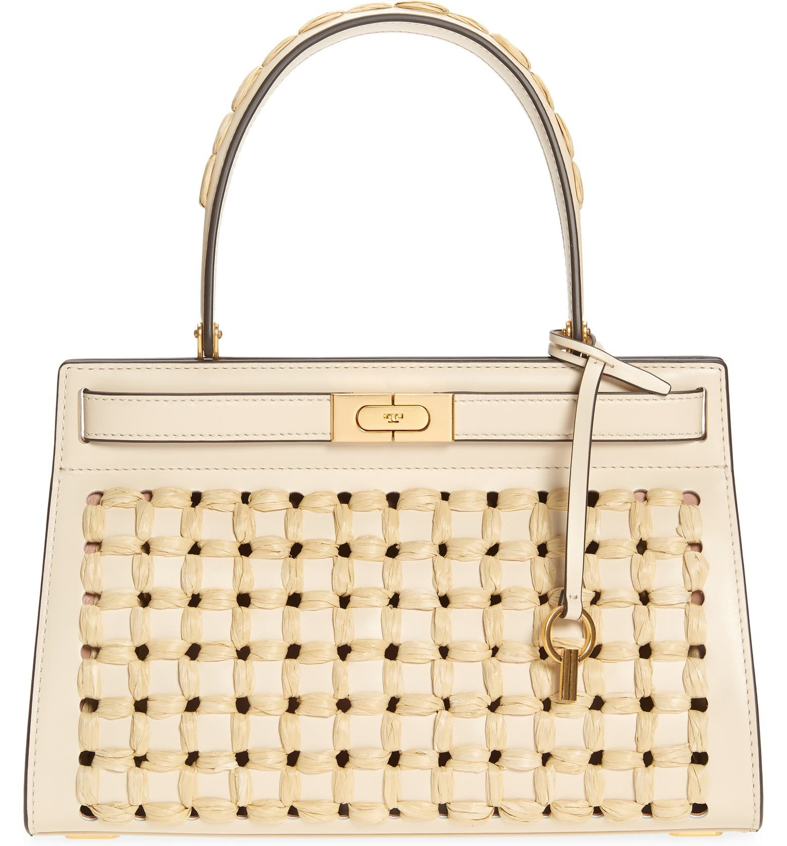 Lee Radziwill Perforated Small Leather Bag | Nordstrom