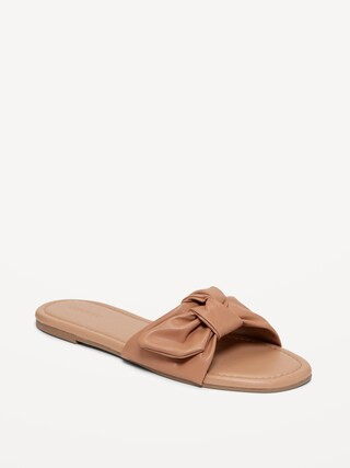 Knotted Slide Sandals for Women | Old Navy (US)