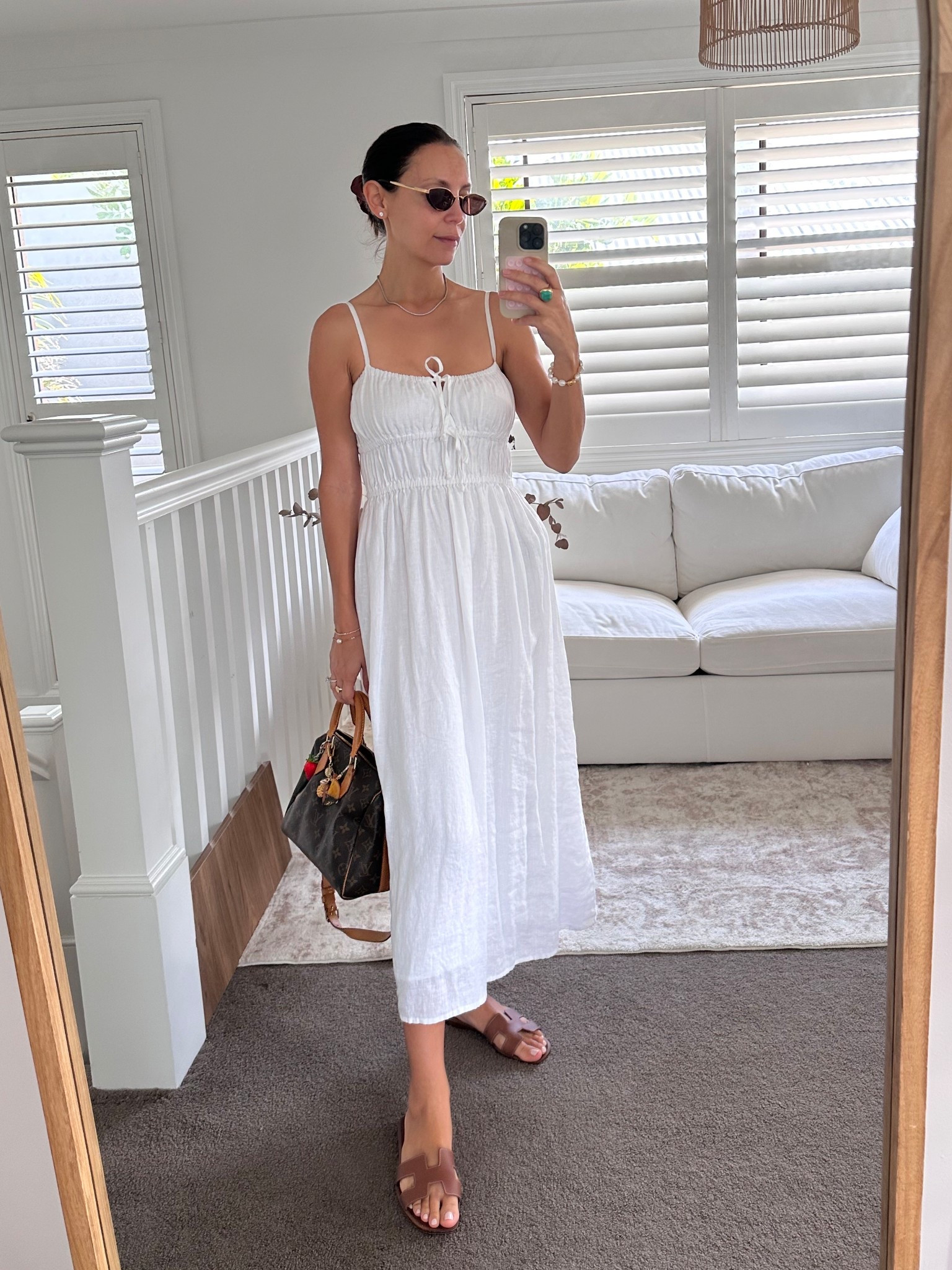 White spring dress 

#LTKaustralia #LTKspring