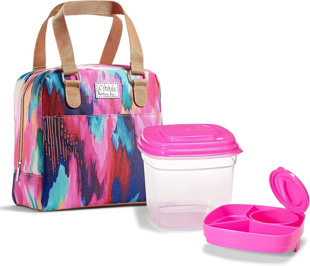 Fit & Fresh Lunch Bag For Women, Insulated Womens Lunch Bag For Work, Leakproof & Stain-Resistant... | Amazon (US)