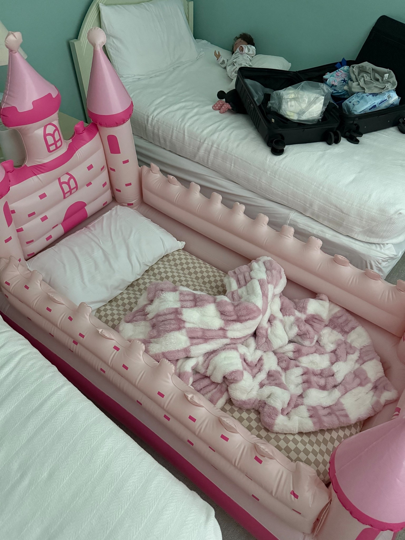 AMAZON air mattress kid/toddler bed for vacation!! 

#LTKTravel #LTKKids