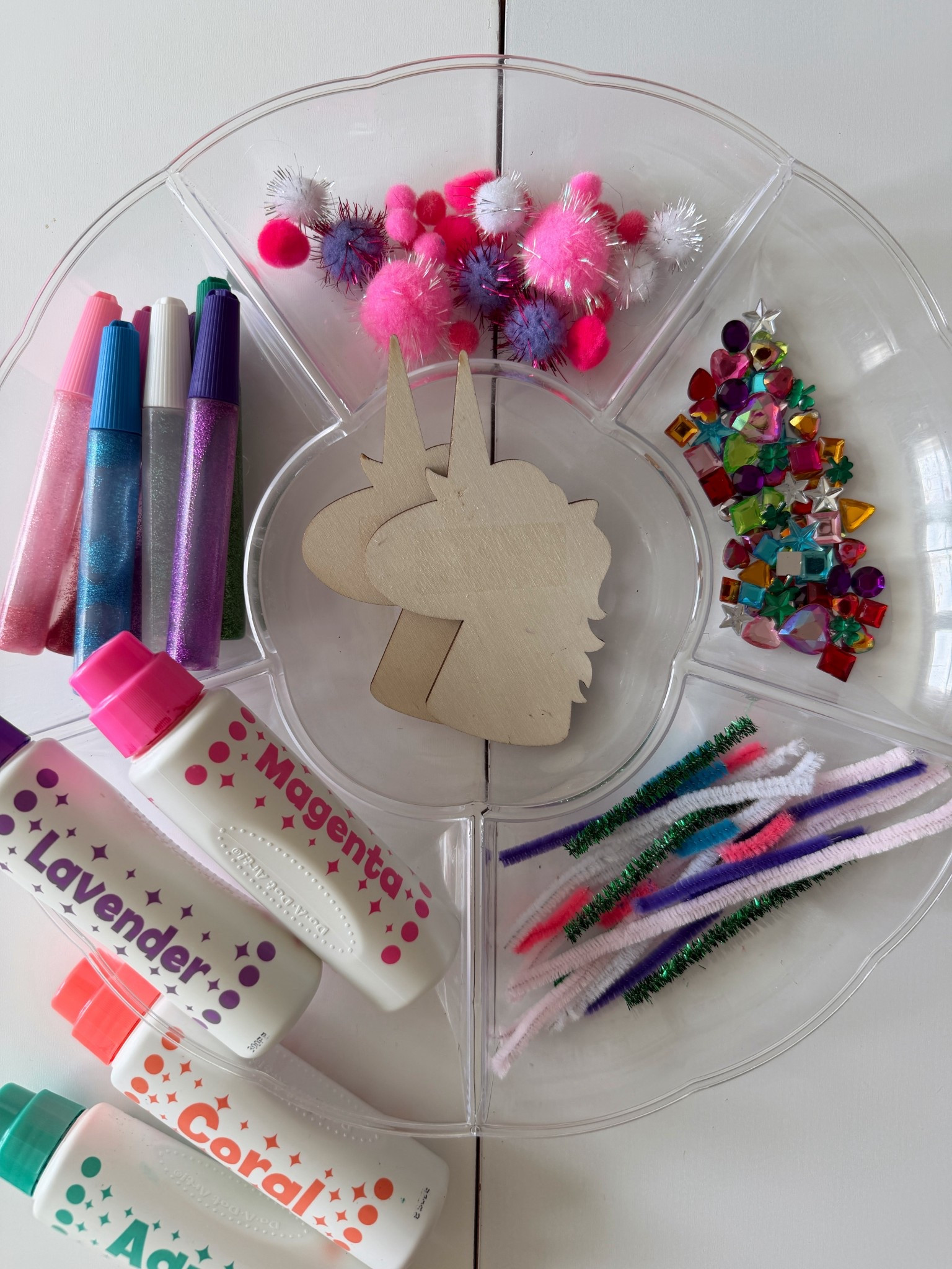 Unicorn Themed Craft Tray 🦄✨

#LTKmomlife #LTKBaby #LTKKids
