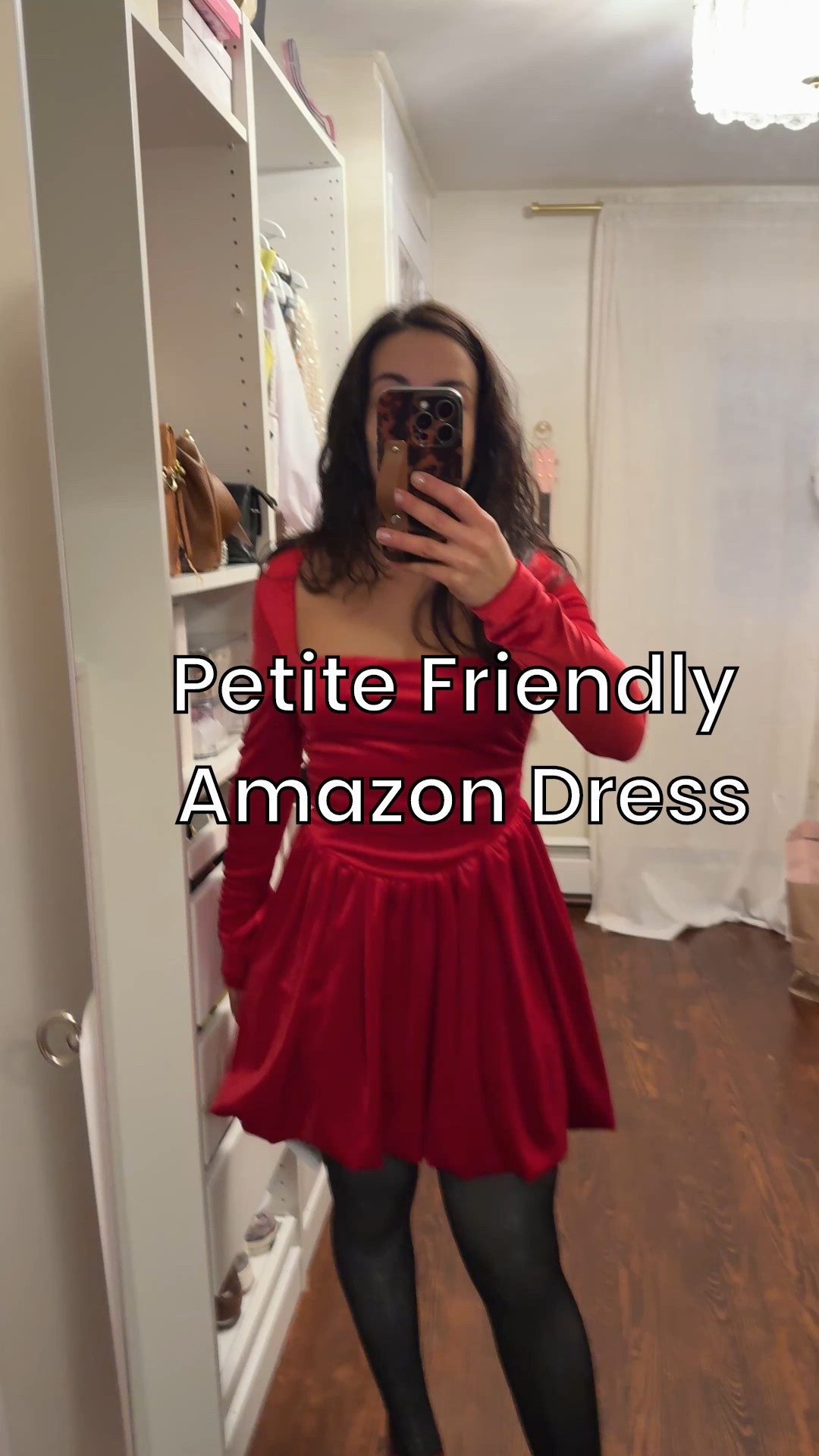 Amazon velvet holiday dress. Petite friendly bubble dress with shimmery fleece leggings. Love the square neckline and shade of red. 

#LTKFindsUnder100 #LTKHoliday #LTKSeasonal