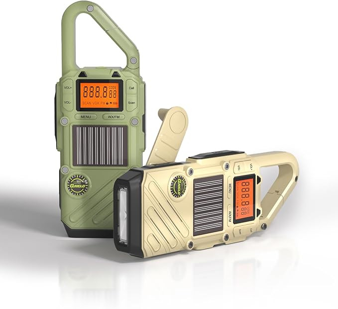 Walkie Talkies for Adults Rechargeable, FM/NOAA Emergency Radios with Weather Alerts, LED Flashli... | Amazon (US)