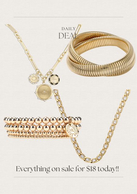 Deal of the day
Victoria Emerson jewelry on sale for $18

#LTKSpringSale #LTKstyletip #LTKsalealert