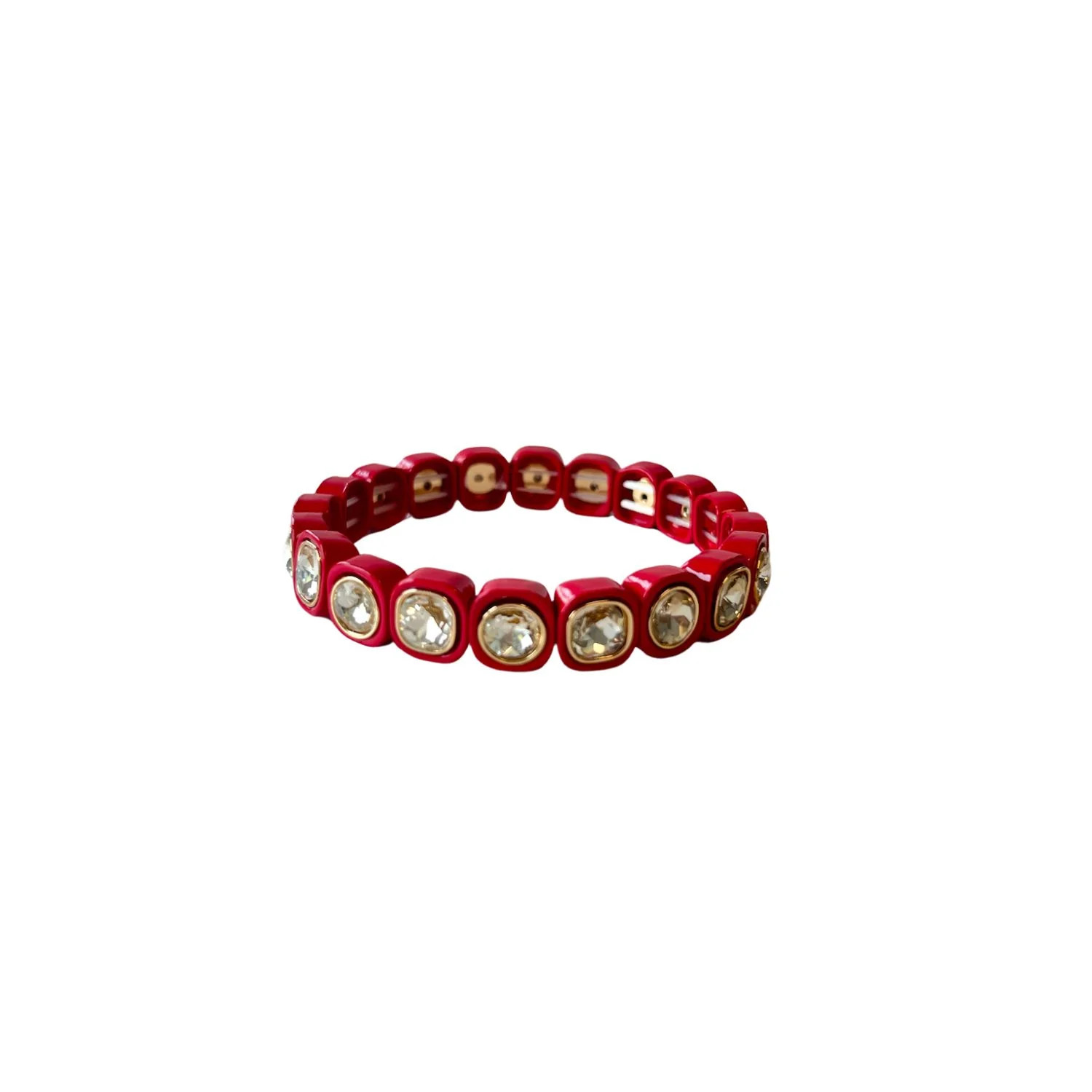 City Girl Petite Bracelet - Scarlet Red | Smith and Co. Jewel Design