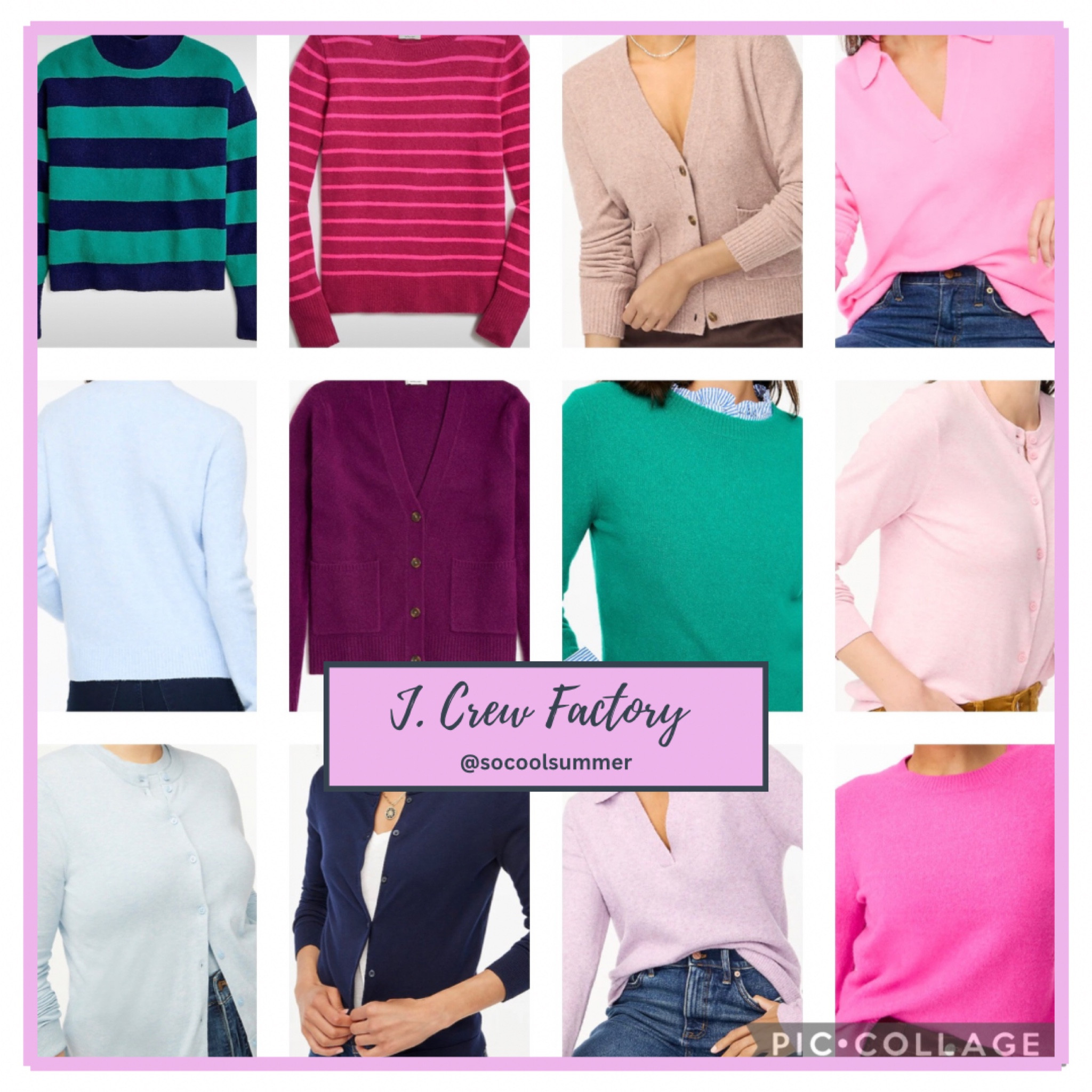 J Crew factory sweaters for all summer subseasons!  Most come in multiple colors!

#LTKSeasonal #LTKworkwear #LTKstyletip