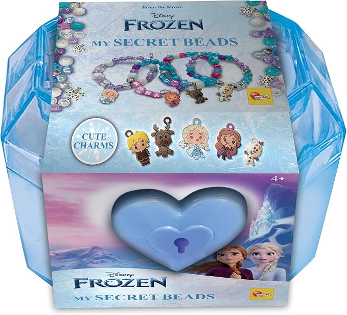 Lisciani - FROZEN: My secret Beads - Jewellery Creation Kit for Kids from 3 Years - Case with Loc... | Amazon (UK)