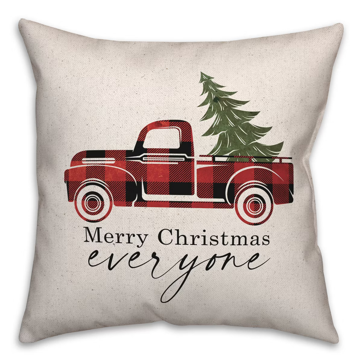 Creative Products Christmas Truck 18 x 18 Indoor / Outdoor Pillow | Target