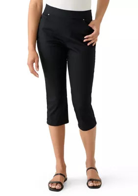 Kim Rogers Women's Capri Pants, Black, 18 | Belk