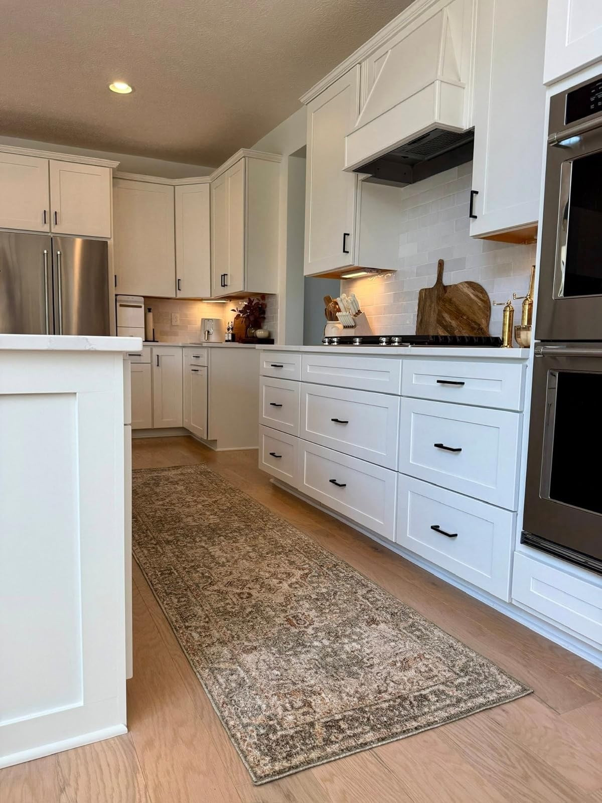 Check out this stylish runner rug in my kitchen. It adds a cozy touch to any space. I have the Olive/spice style! #homedecor #rugstyle

#LTKHome