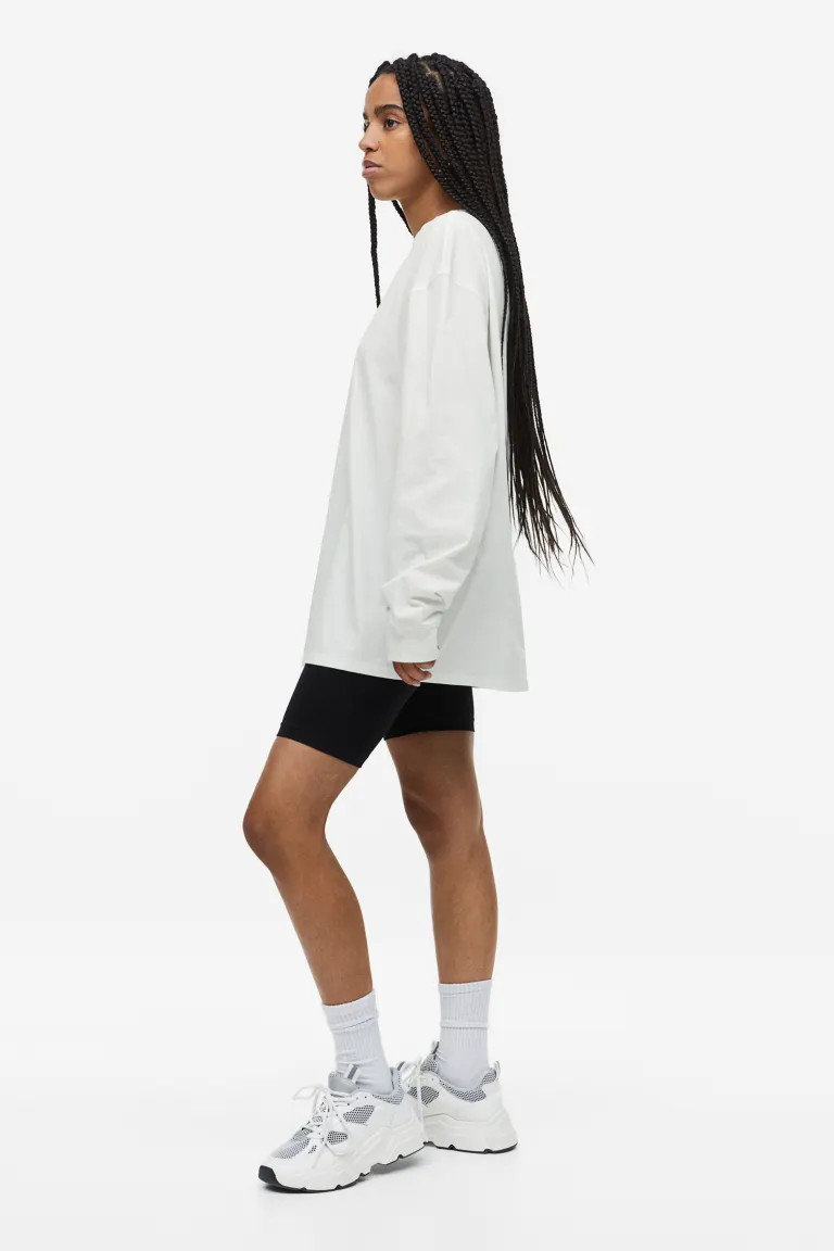 Long-sleeved Jersey Shirt | H&M (US + CA)
