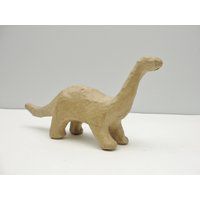 Small Paper Mache Brontosaurus Dinosaur | Etsy (US)
