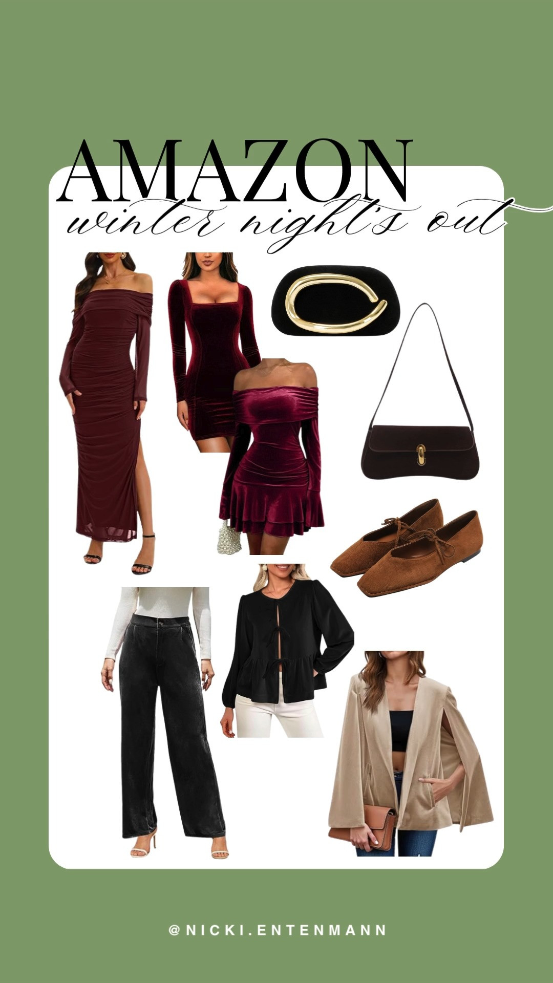 Elevate your night out with these stunning Amazon finds! From dresses to accessories, get ready to shine. #NightOutStyle #AmazonFashion #DateNight #DressUp #FashionFinds										 

 #LTKgrwm #LTKootd #LTKBeauty