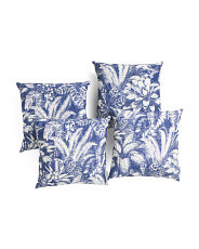 18x18 4pk Palms Outdoor Cushion Set | Marshalls