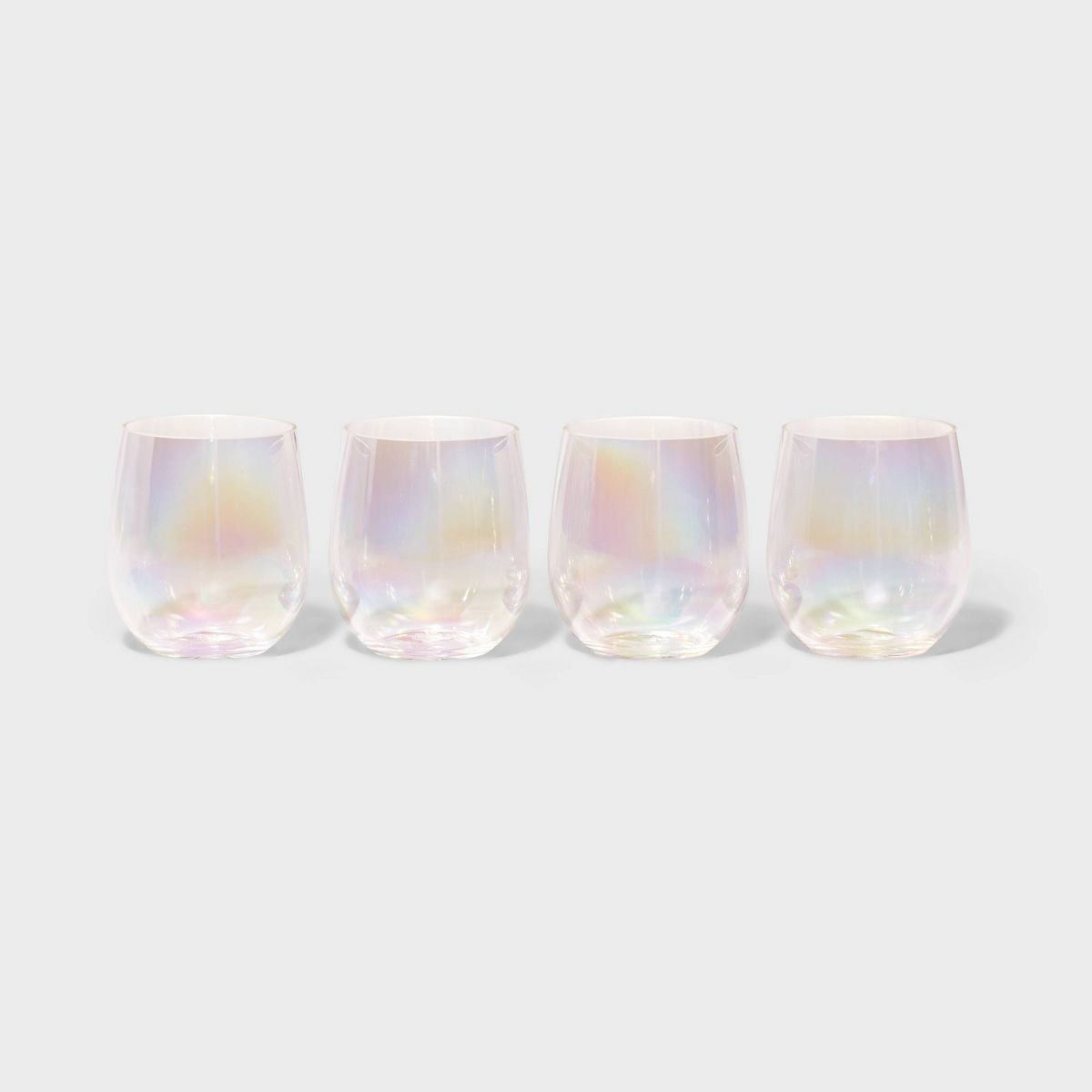14oz 4pk Stemless Wine Glasses - Sun Squad™ | Target