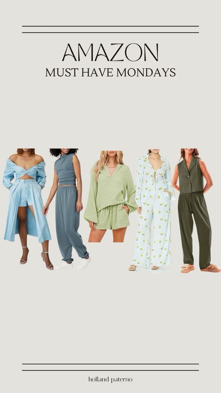 This weeks Amazon Must Have Mondays! Went with all matching sets, so many ways to style these looks!
Spring fashion | summer | the drop 

#LTKfindsunder100 #LTKSeasonal #LTKstyletip