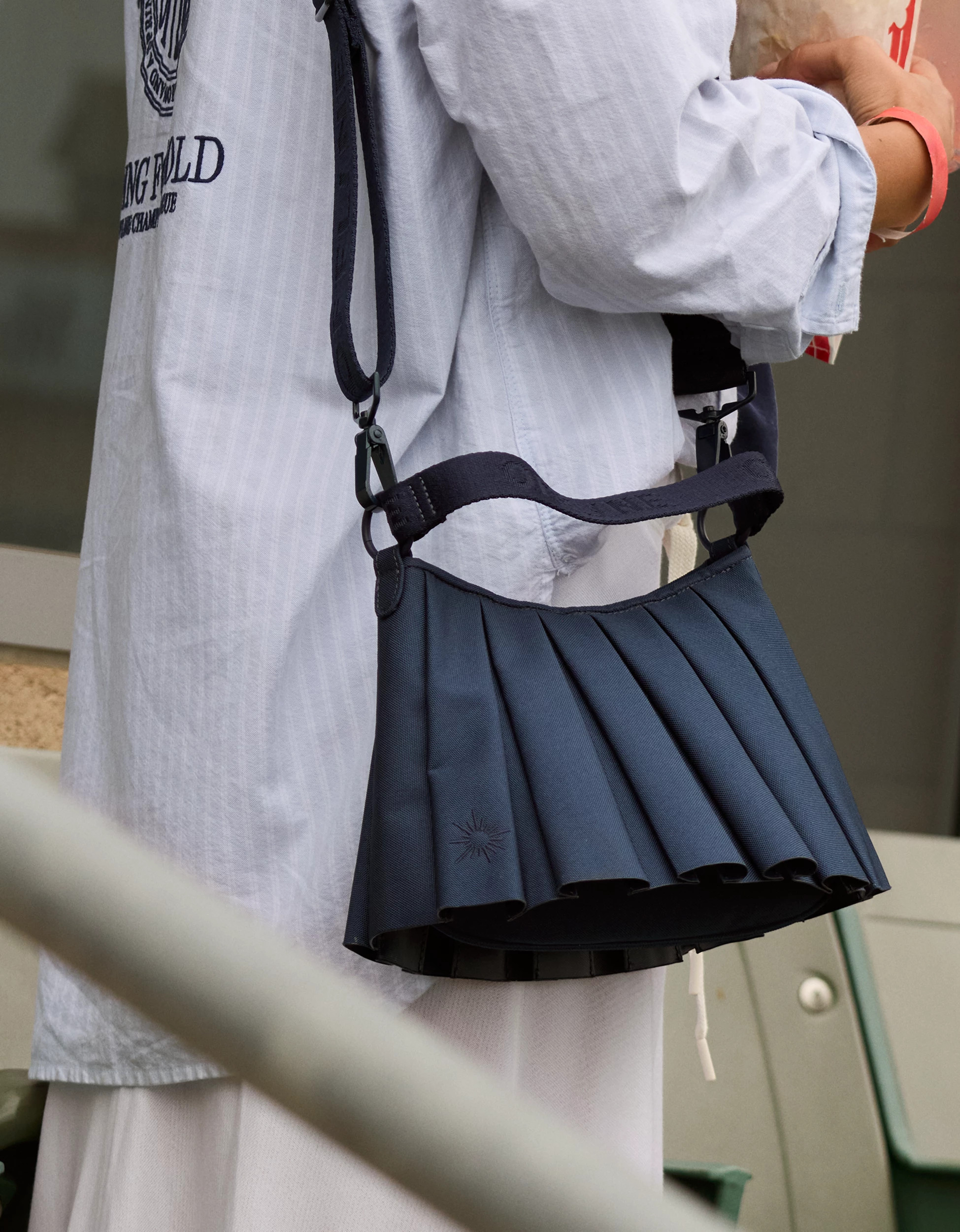 OFFLINE By Aerie Courtside Canvas Pleated Bag | Aerie