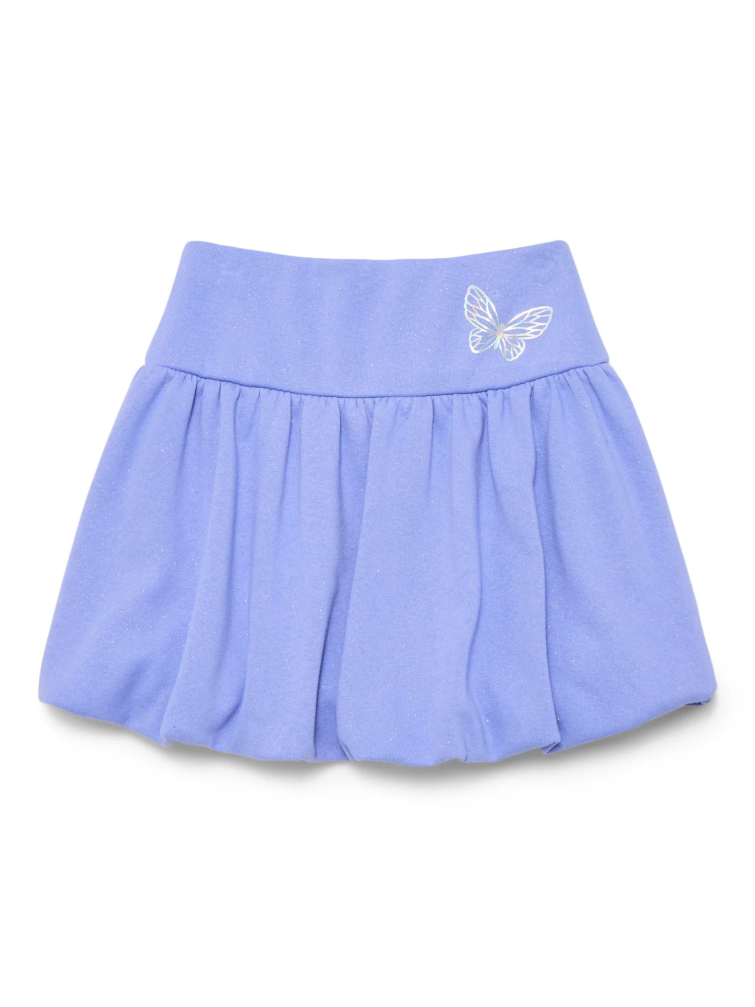 Wicked: For Good Little and Big Girls' Glinda Glittering Galaxy Bubble Hem Skirt, Sizes 4-16 | Walmart (US)