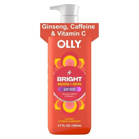 OLLY Bright Body Wash Repairs & Brightens Skin Citrus Currant, 17 oz | Walmart (US)