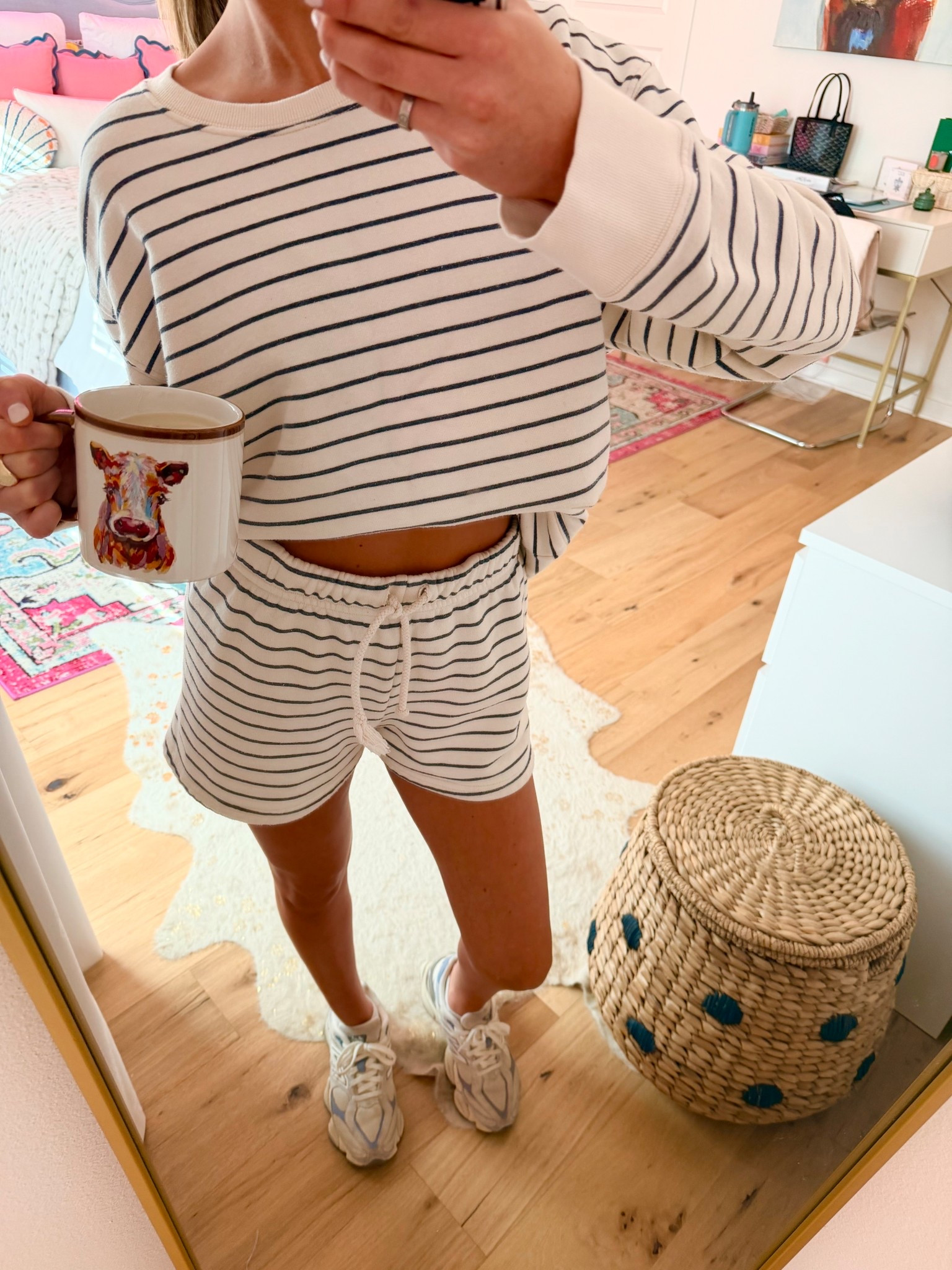 Cutest and comfiest perfectwhitetee set!!!🤍🖤

#LTKSeasonal #LTKgrwm #LTKootd