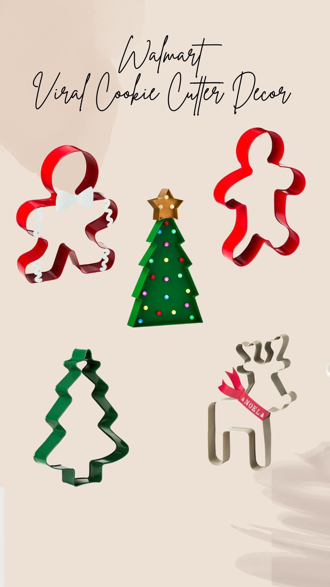 Walmart metal cookie cutter decor! These went viral last year so don’t wait too long to grab.

#walmart
#walmartholiday
#christmasdecor

#LTKHome #LTKSeasonal #LTKHoliday