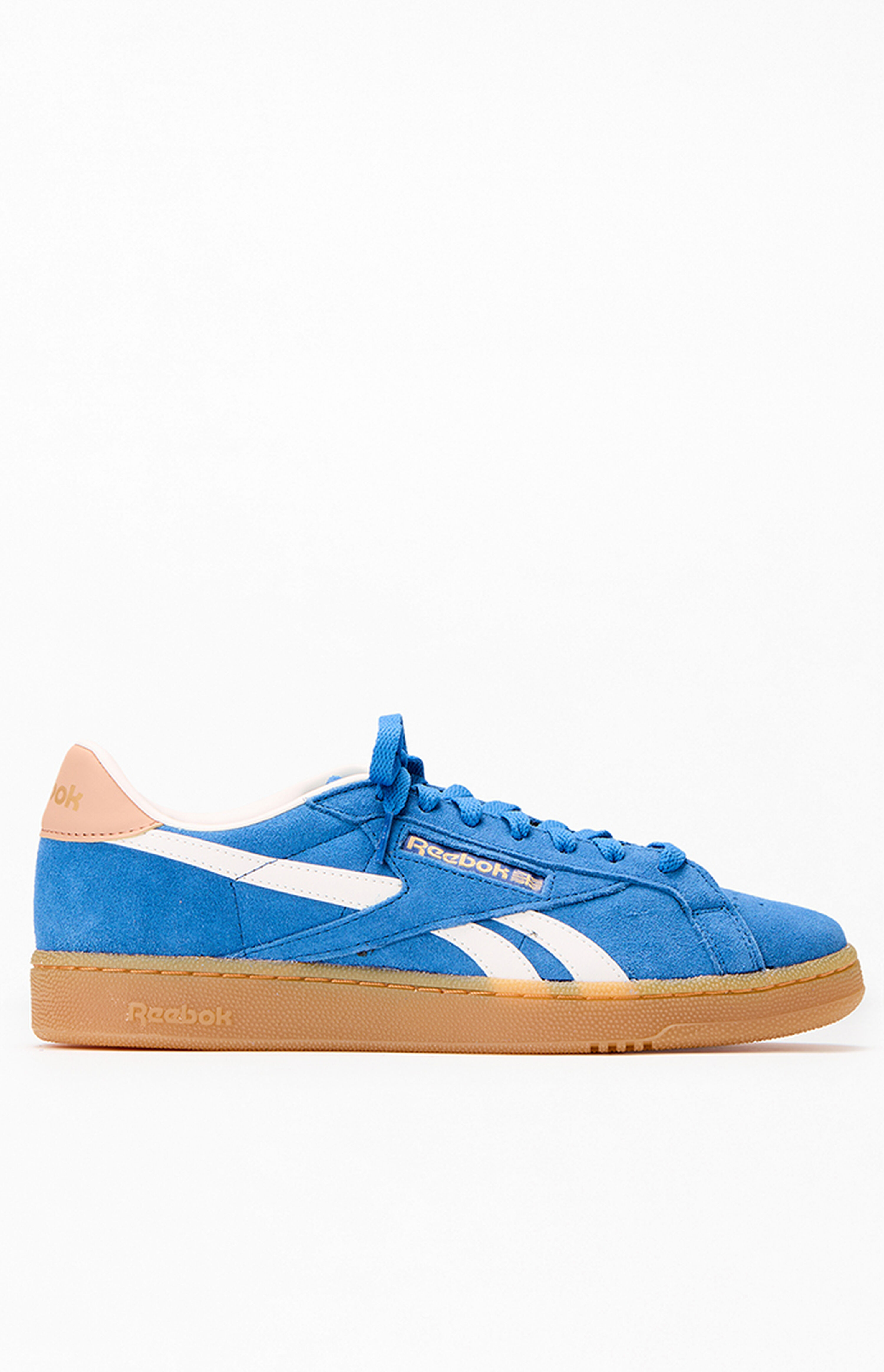 Reebok Blue & White Club C Grounds UK Shoes | PacSun