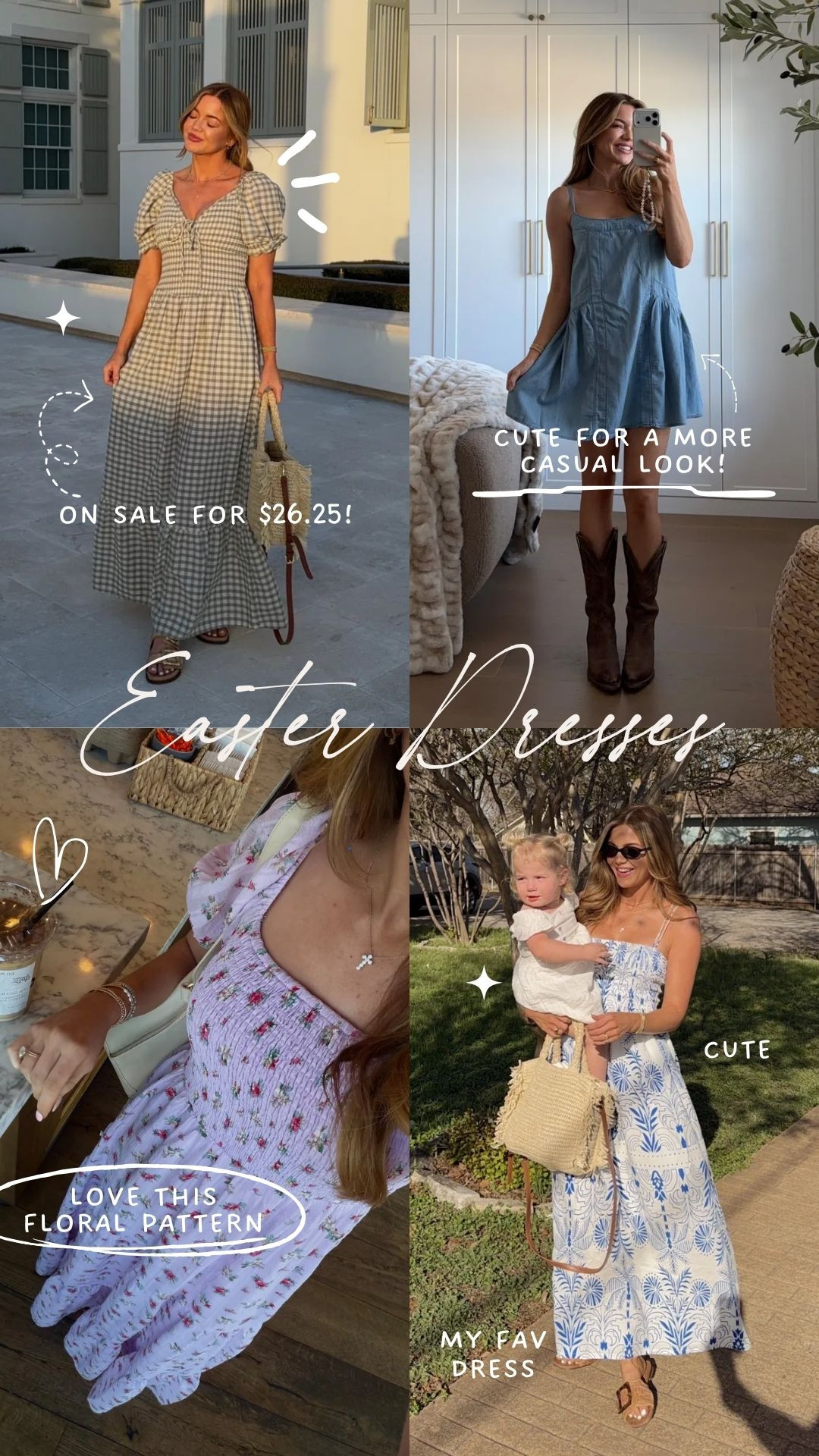easter dresses I am loving! 💛

easter outfit, abercrombie, target, z supply, pink lily, maxi dress, watchnow, finds under 100, michele jaliene 

 

#LTKootd #LTKSeasonal #LTKPetite