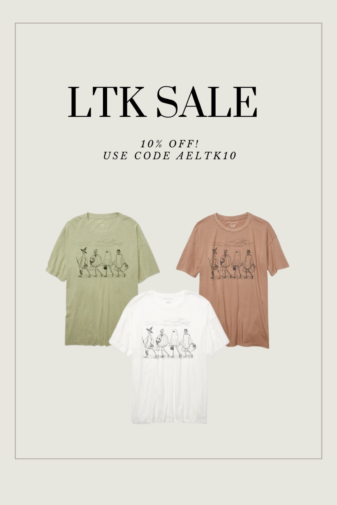 Cutest festive tee! Fits oversized 

#LTKSale #LTKSeasonal #LTKHalloween