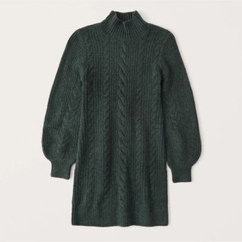 Long-Sleeve Mockneck Sweater Dress | Abercrombie & Fitch (US)