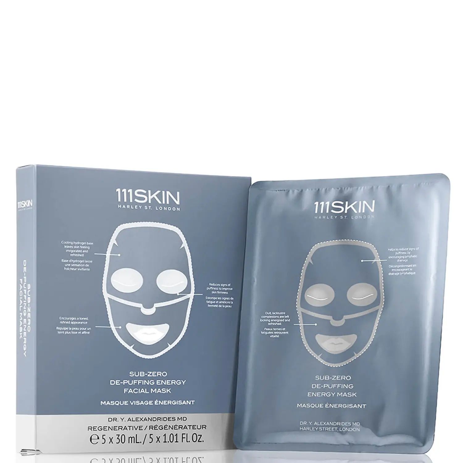 111SKIN Sub-Zero De-Puffing Energy Mask Box (5 count) | Dermstore