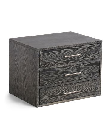 Lance 3 Drawer Side Table With T Bar Handles | TJ Maxx