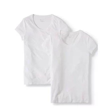 No Boundaries Juniors' Everyday Short Sleeve T-Shirt 2 Pack | Walmart (US)