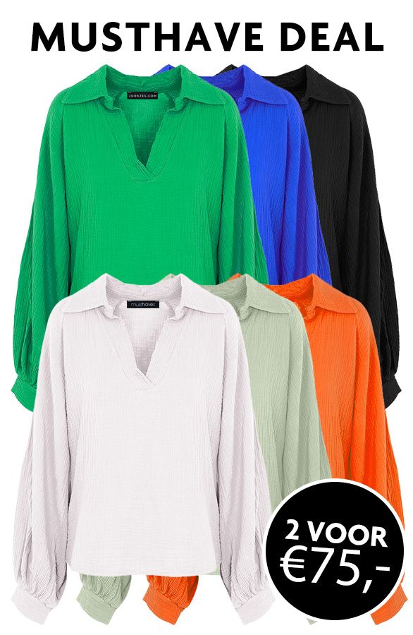 Musthave Deal Mousseline Oversized Blouses | Themusthaves.nl | The Musthaves (NL)