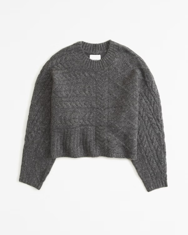 Cable Crew Dolman Sweater | Abercrombie & Fitch (US)