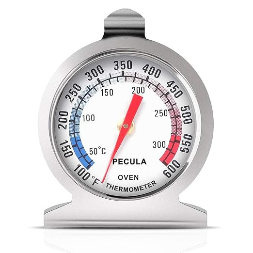Oven Thermometer 50-300°C/100-600°F, Oven Grill Fry Chef Smoker Analog Thermometer Instant Read... | Amazon (US)
