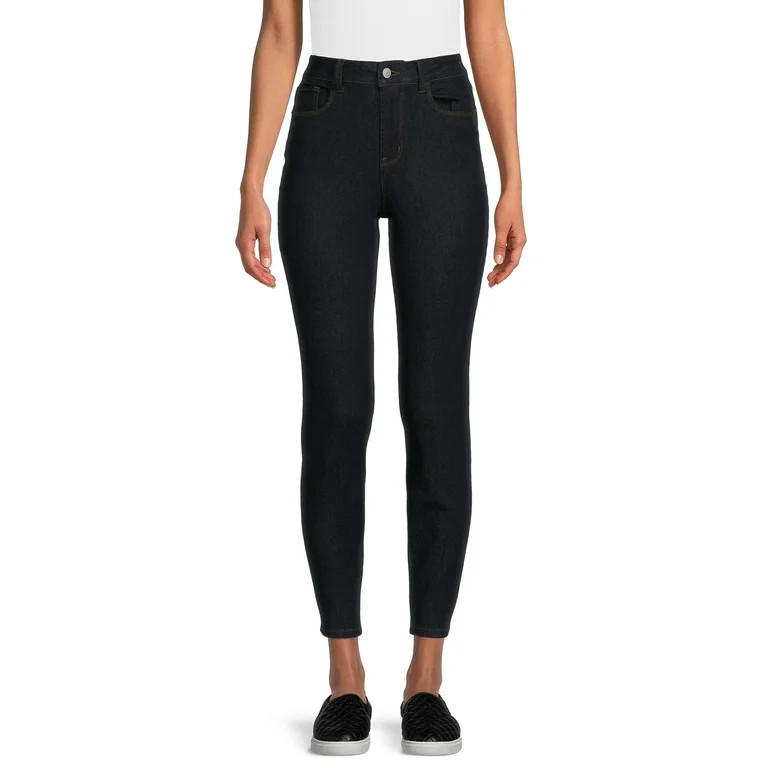 No Boundaries Juniors High Rise Skinny Jeans, Sizes 1-21 | Walmart (US)
